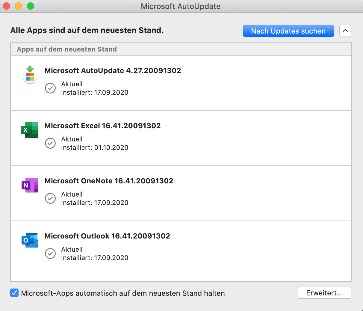 microsoft auto updater mac