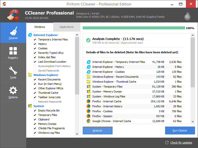 Mit dem CCleaner von Avast den PC aufräumen und bereinigen