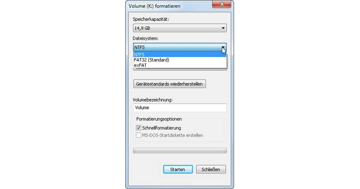 Microsoft exfat ntfs for usb