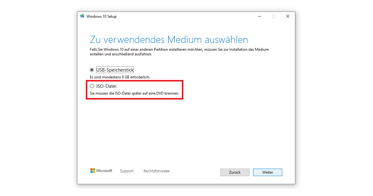 Microsoft windows usb tool